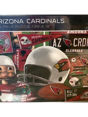 NEW Sealed NFL Arizona Cardinals 500 Piece Jigsaw Puzzle 24" X 18" Football
